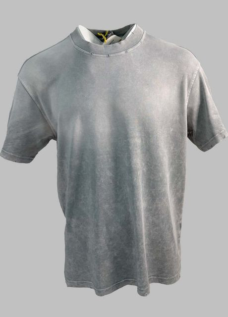 Сіра футболка exsi-1 25-y001 сіра No Brand Футболка