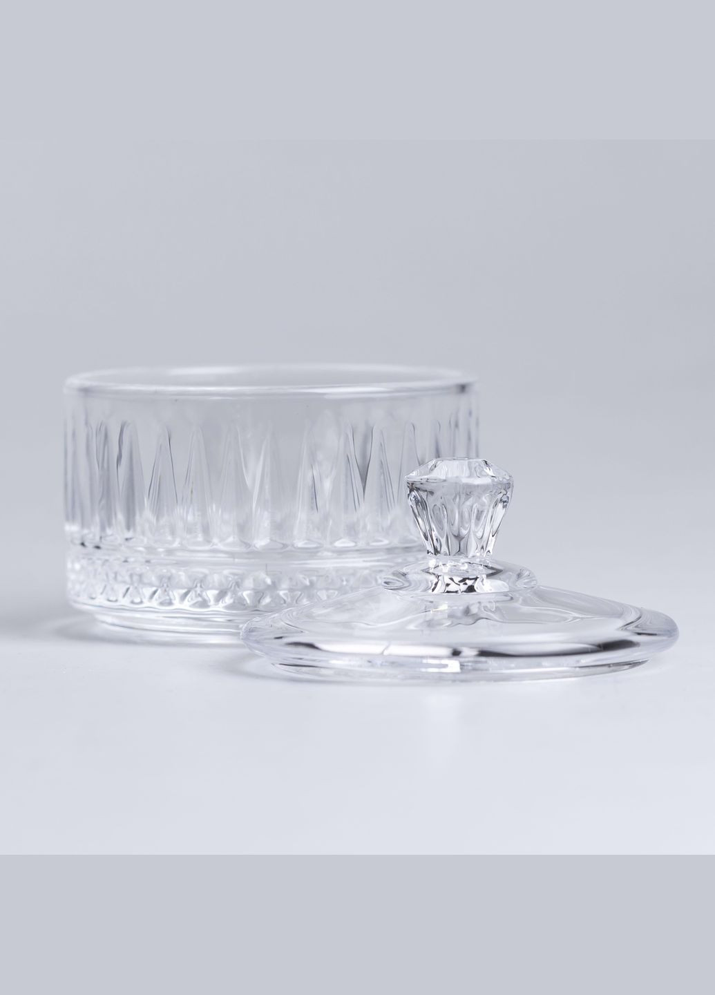 Цукерниця з кришкою High Quality із кришталевого скла, strips Yiwu (322294610)