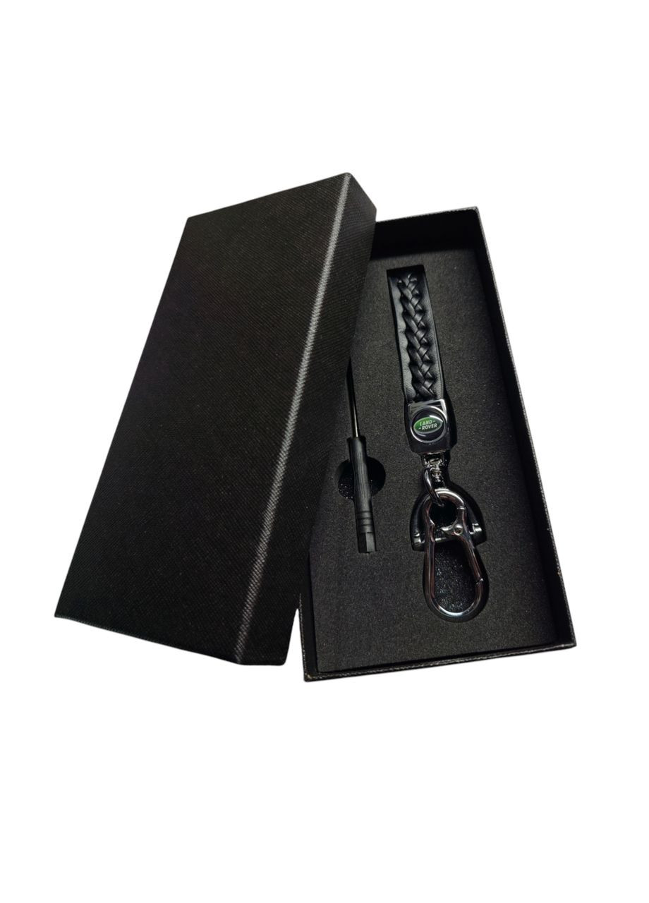 Брелок автомобільний з логотипом авто з карабіном Land Rover (330615548)