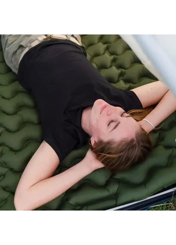 Коврик надувной CNK2550WS019 65мм с помпой Green Naturehike (369851261)