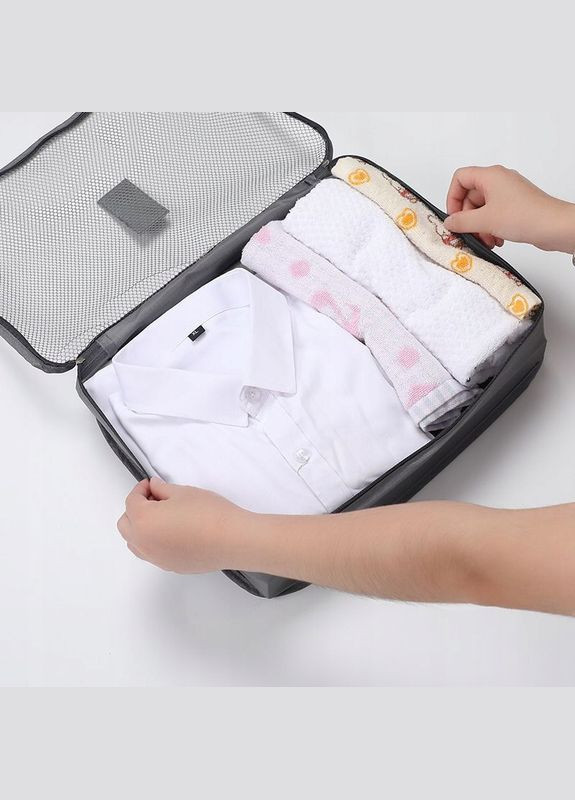 Набір із шести дорожніх органайзерів, чохлів для одягу, косметики. Nobrand (302894094)