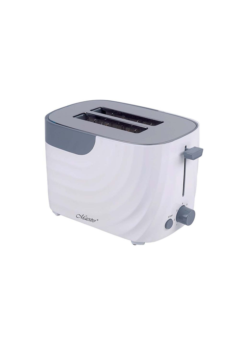 Тостер 700 Вт із 7 режимами просмаження білий для кухні Maestro (361446971)