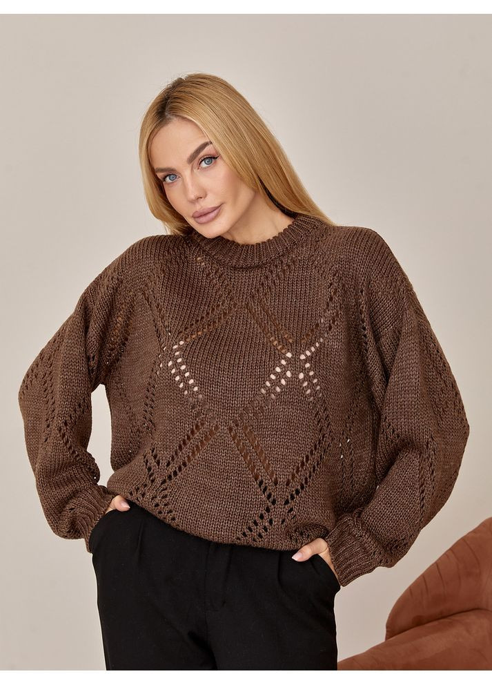 Коричневий джемпер жіночий Bakhur