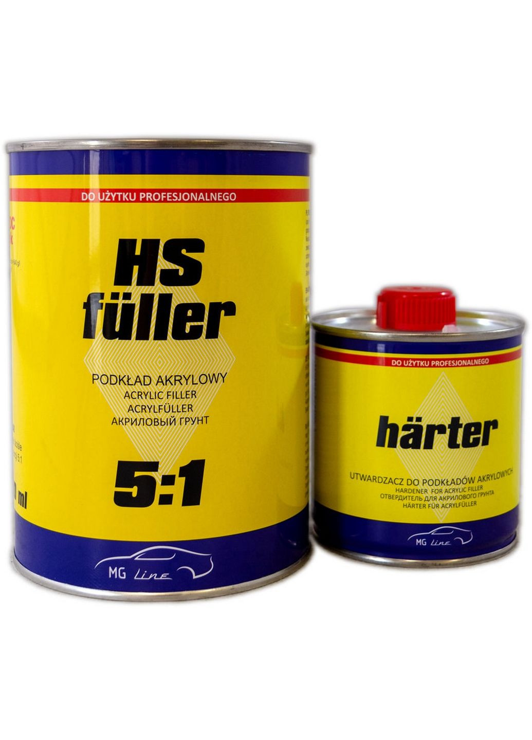 Грунт акриловый 5:1.8 л графитный HS Fuller (отв. Harter - 160 мл) No Brand (289368035)