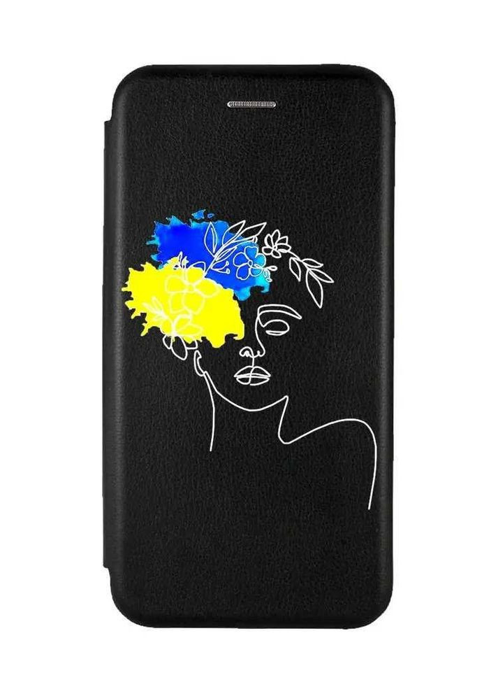 Чохол-книжка з малюнком для Samsung Galaxy A05s (A057) Чорний:: Українка Арт (принт 3) G-Case (355390092)