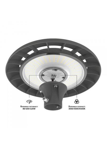 LED светильник парковый SLP01 IP65 120W 16800Lm 3000/5000/6500K 220V Videx (361067374)