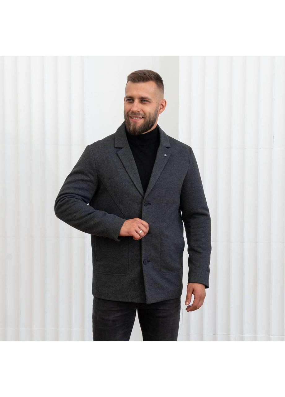 Серое зимнее Мужское зимние пальто большого размера SK