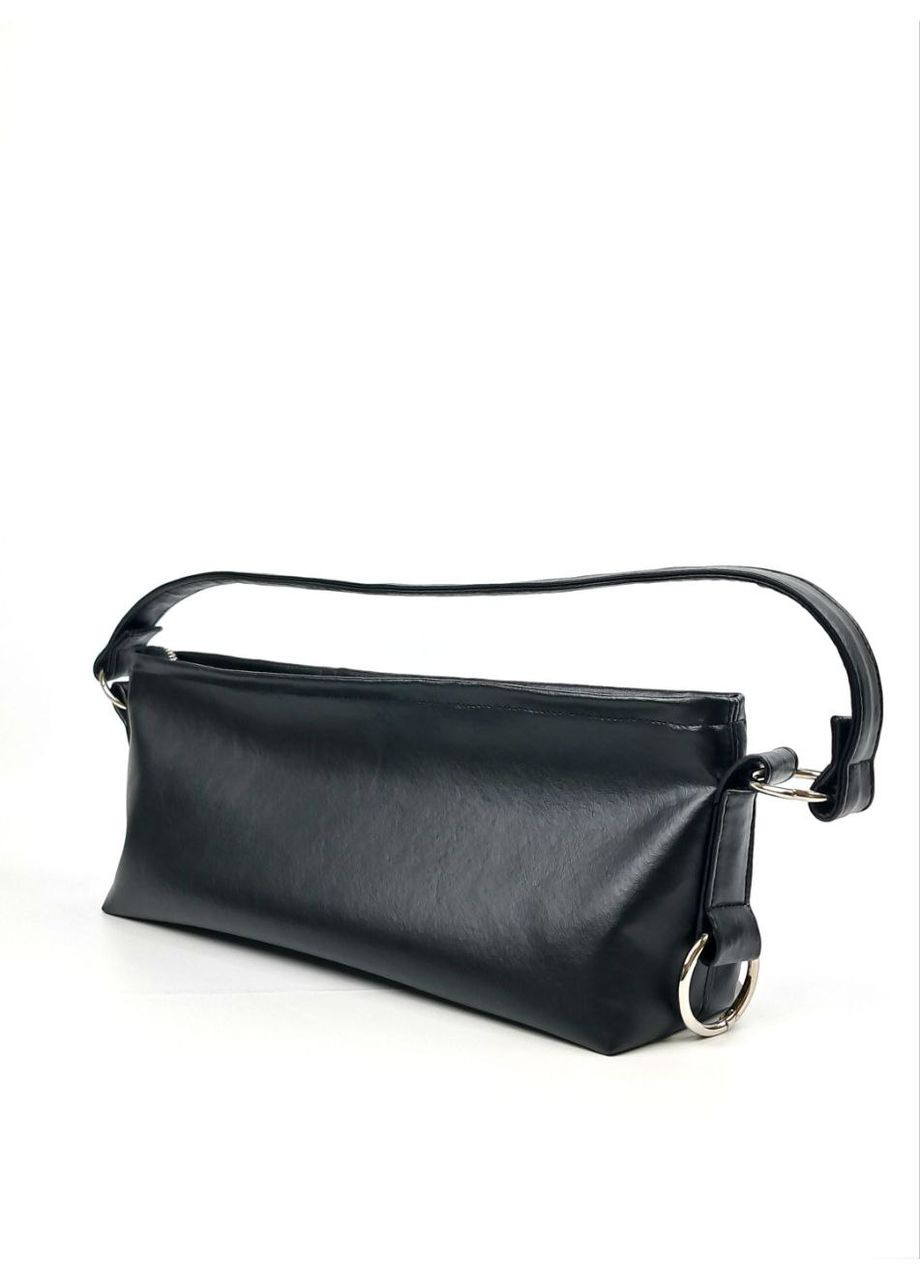 Сумка жіноча екошкіра чорна на плече No Brand (328288219)