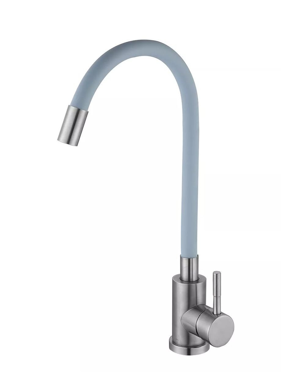 Смеситель для кухни EKO4X-01G с гибким изливом, Wezer (371882022)