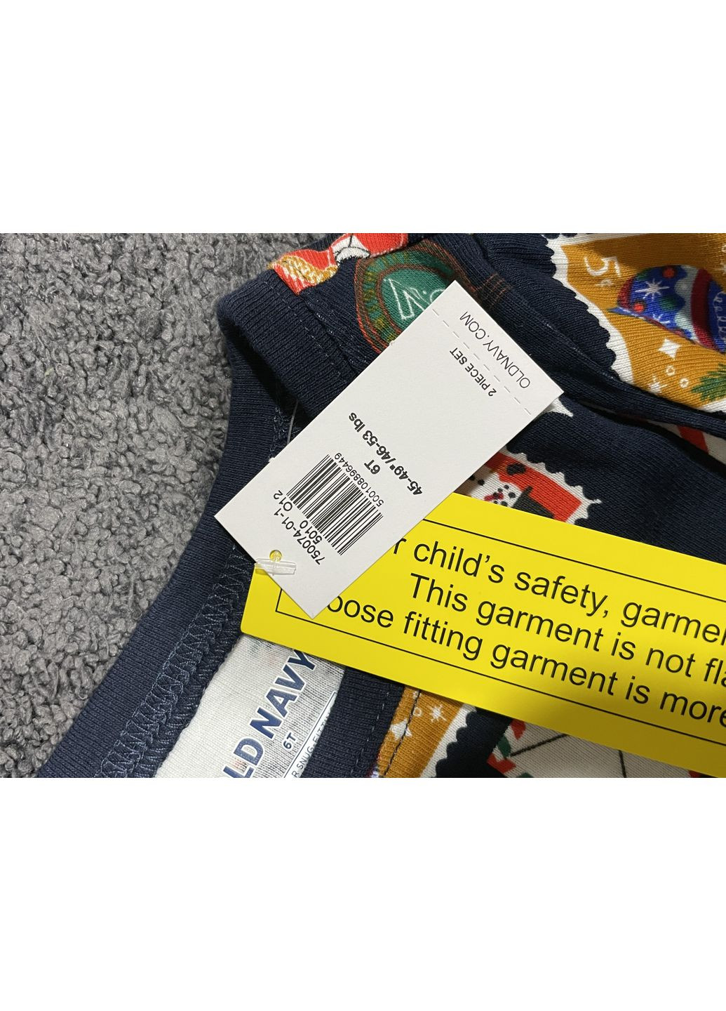 Черная пижама детская трикотажная 116 рост No Brand