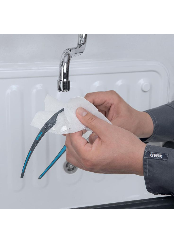 Настінний комплект станція для очищення окулярів (9970005) Uvex (361949525)