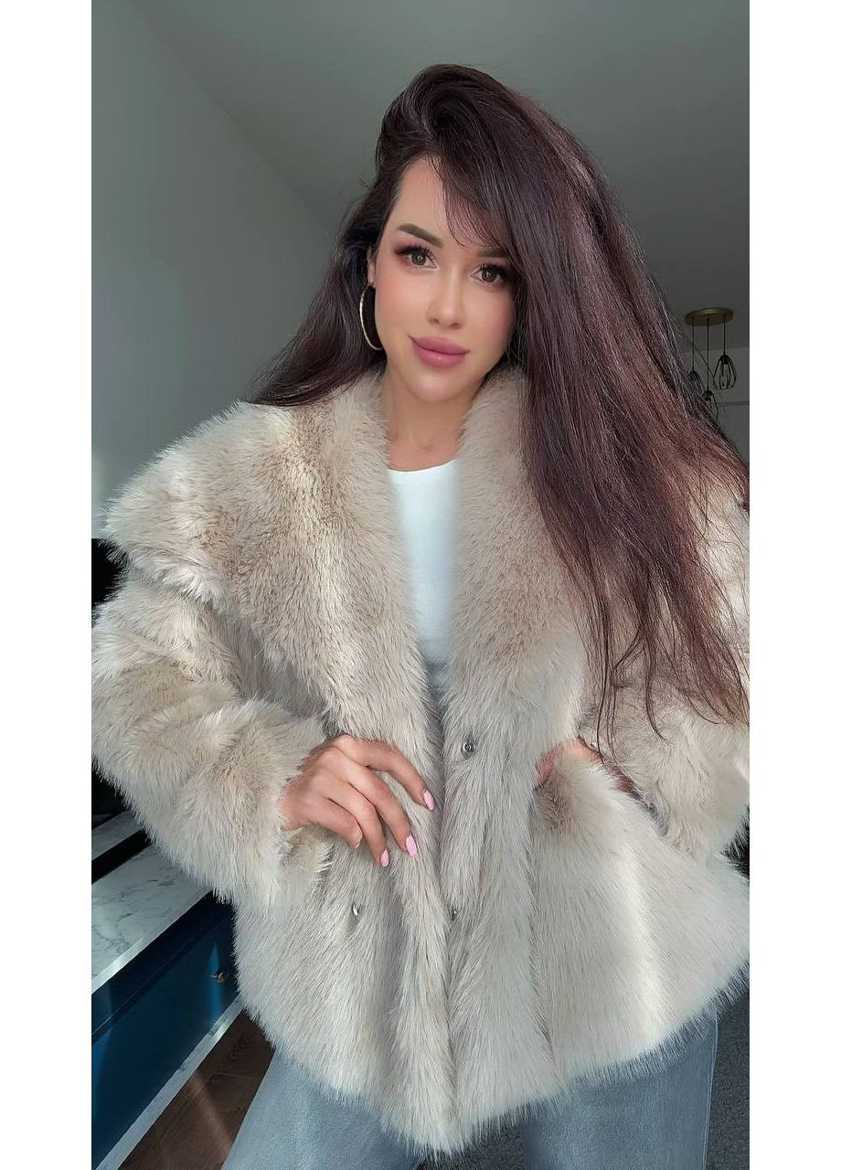 Шубка — стильна коротка еко-хутряна шуба ЗАМІРИ В ОПИСІ DK/DL Мода без кордонів (370914516)