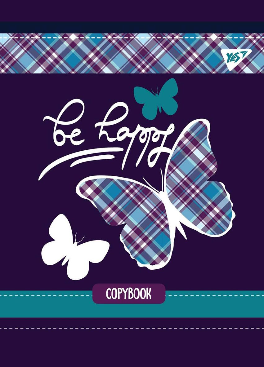 Набір зошитів Tartan fun А5 в лінійку 12 аркушів 10 шт. () Yes 765176 (337471073)