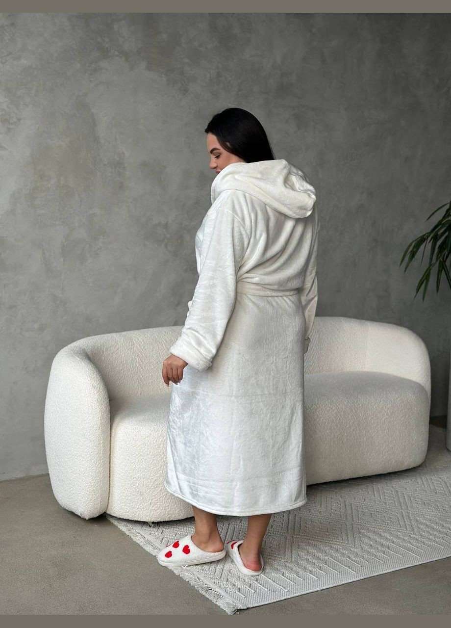 Затишний махровий халат з капюшоном No Brand (312319954)