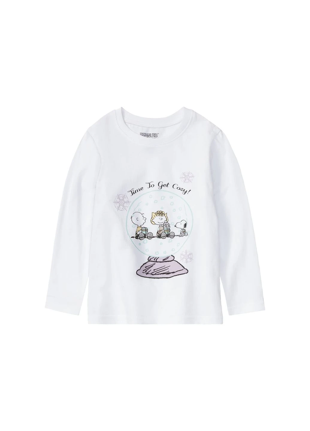 Комбинированная пижама (лонгслив и штаны) для девочки snoopy 392154 Disney