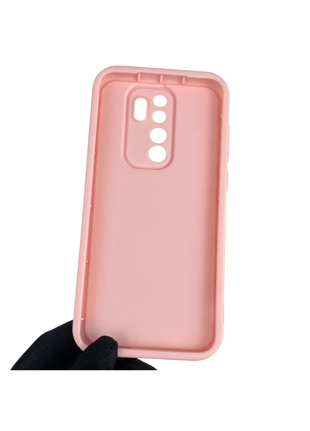 Чохол силіконовий Soft Touch з 3D принтом для Redmi Note 8 Pro рожевий (Повний захист камери) Xiaomi (373671269)