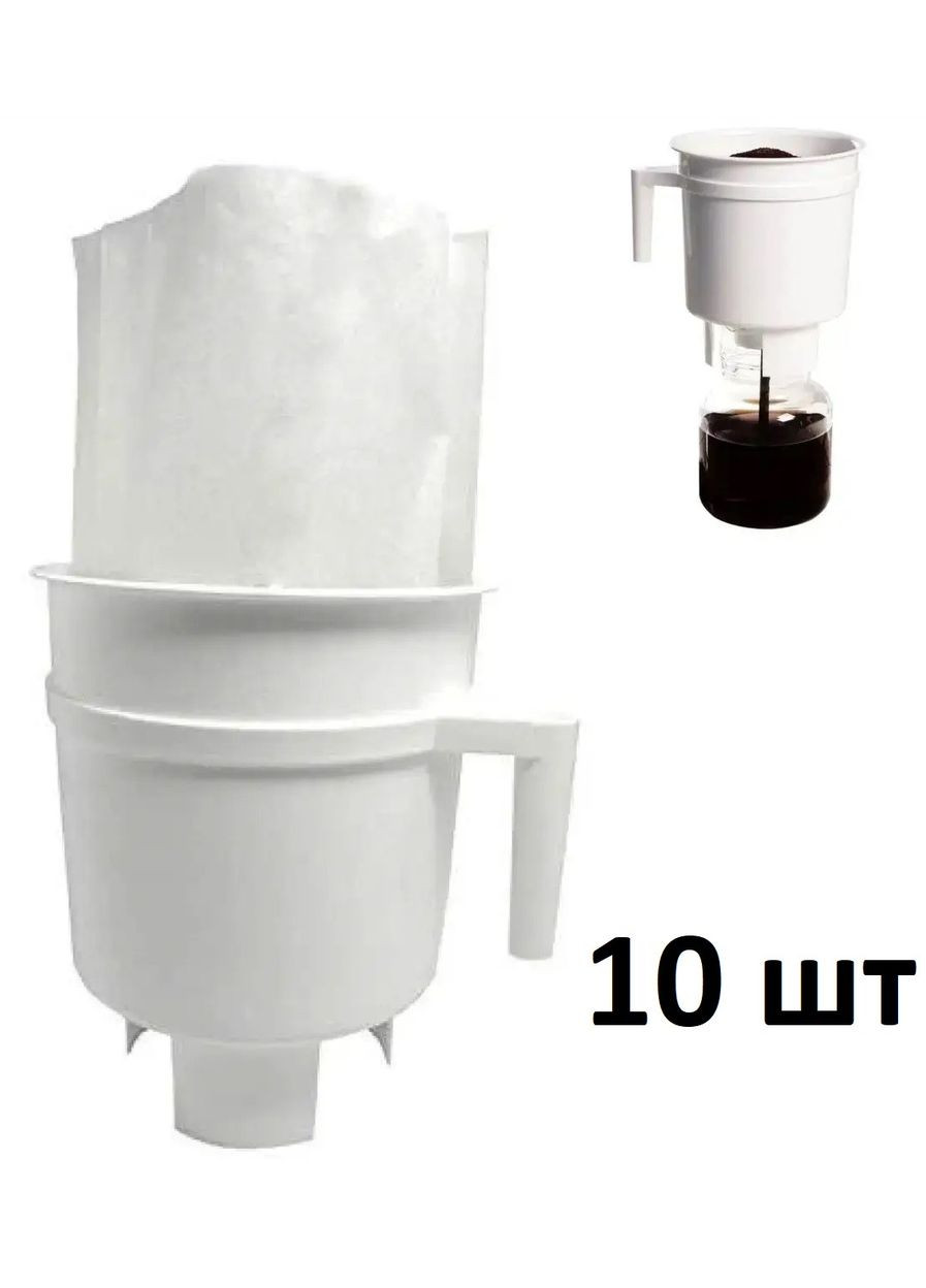Набор фильтры 10 шт для Toddy 2 литра одноразовые белые для Тодди (R- THMPF20(10)-VS) No Brand (314905801)