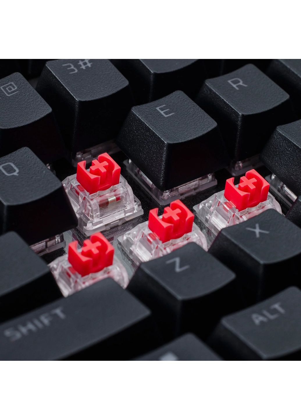 Клавіатура механічна 7G7A4AA Alloy Rise 75key, Red, USB-A, EN/UA, RGB, HyperX (362712571)