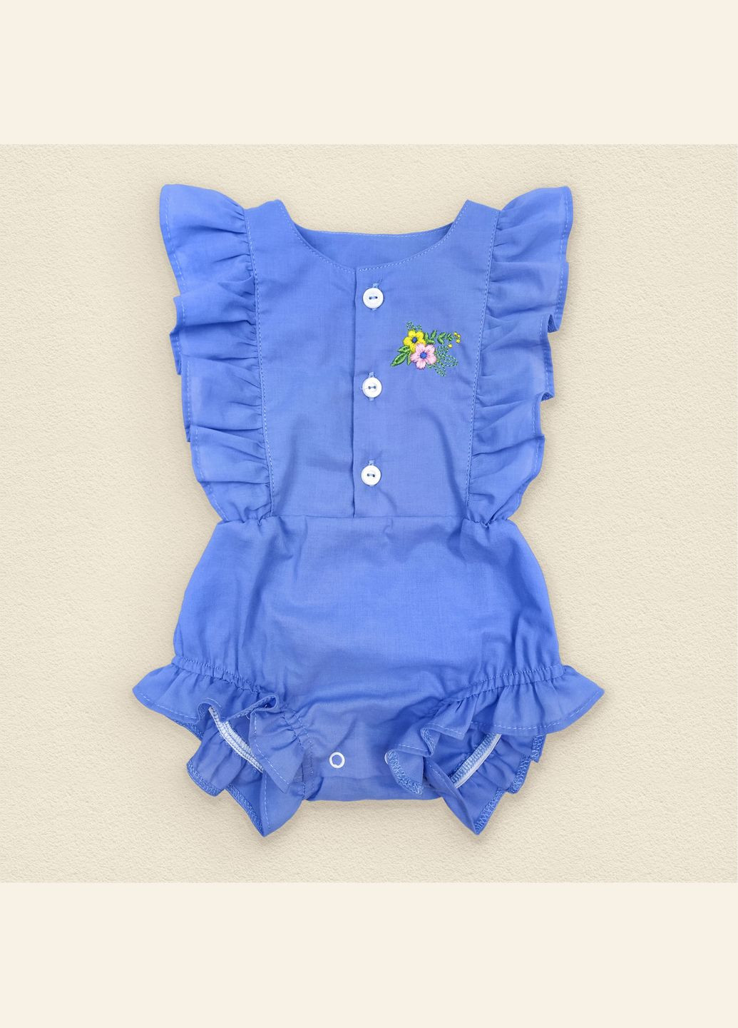 Літній боді, пісочник блакитного кольору для дівчинки Sunny Flower Блакитний dexter's (279760853)