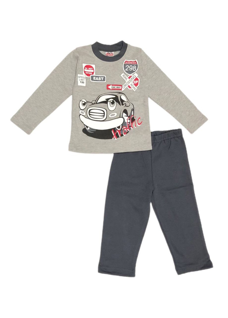 Серая всесезон пижама (6шт)(0840088) рис. серый 5312 Sleeper