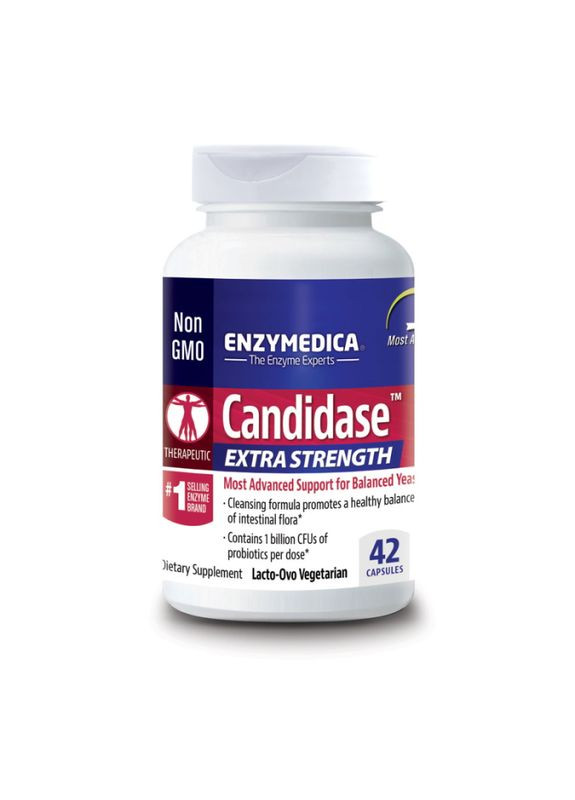 Натуральна добавка Candidase Extra Strength, 42 капсул Enzymedica (325701379)