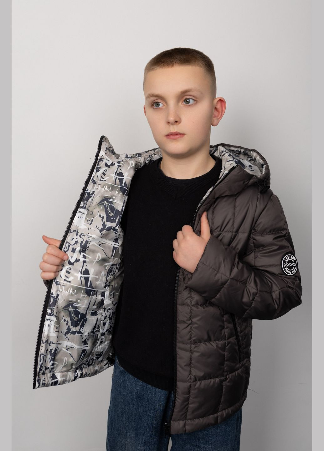 Комбінована демісезонна двостороння куртка роббі грейдж Cvetkov Робби