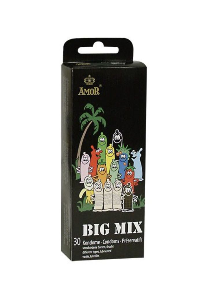 Набор презервативов Big Mix, 30 шт. Amor (293246241)