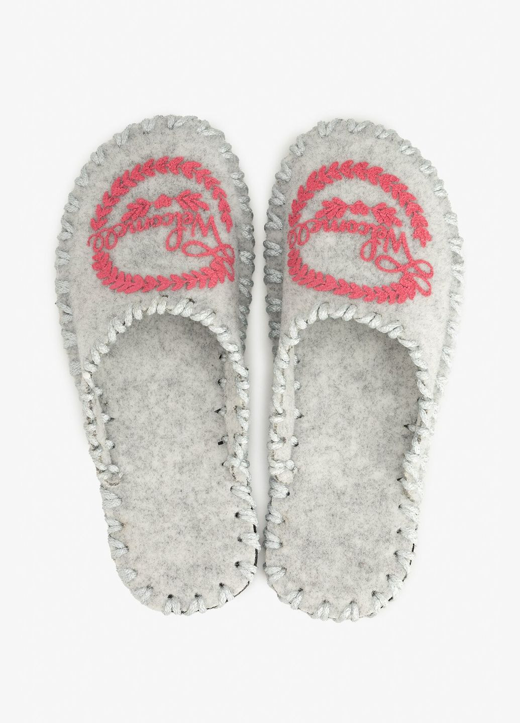 Серые тапочки женские 264w серый shop (2000990837585) VENDS