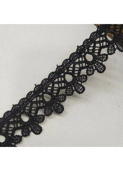 (1 м) Мереживо макраме Sindtex 3см (13M) колір - чорний (M729-24-039) Plus-plus (352746162)