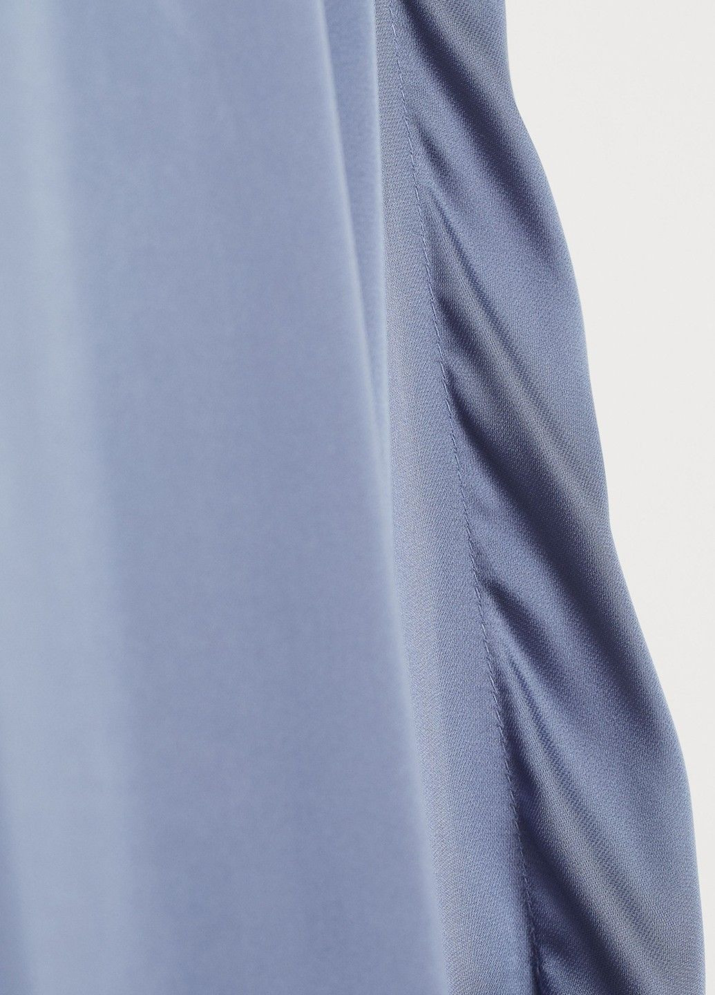 Серо-голубое коктейльное платье H&M