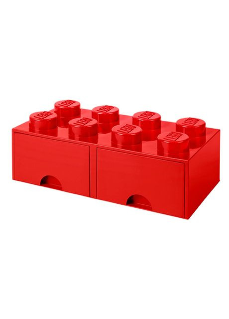 Выдвижной ящик для хранения Lifestyle Кирпич 8 красный (40061730) Lego (370624061)