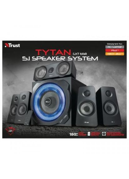 Акустична система (21738) Trust gxt 658 tytan 5.1 surround speaker system (269696609)