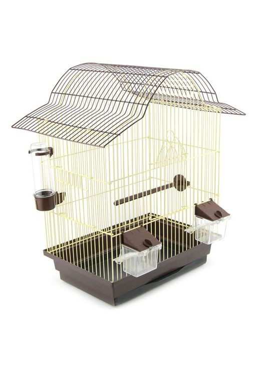 Клетка для волнистых попугаев "КАПУЧИНО" 33 х23 х49,5 см покрытие краска (A003714) Лорі (312550293)