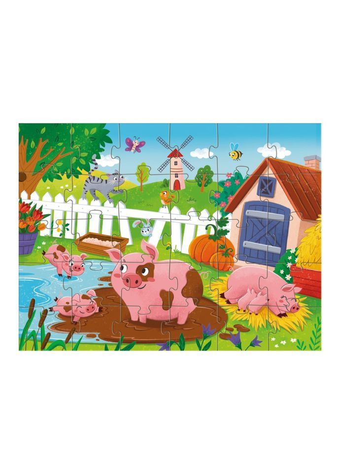 Дитячий пазл "Поросята біля ставка" 300682, 30 елементів DoDo Toys (369743048)