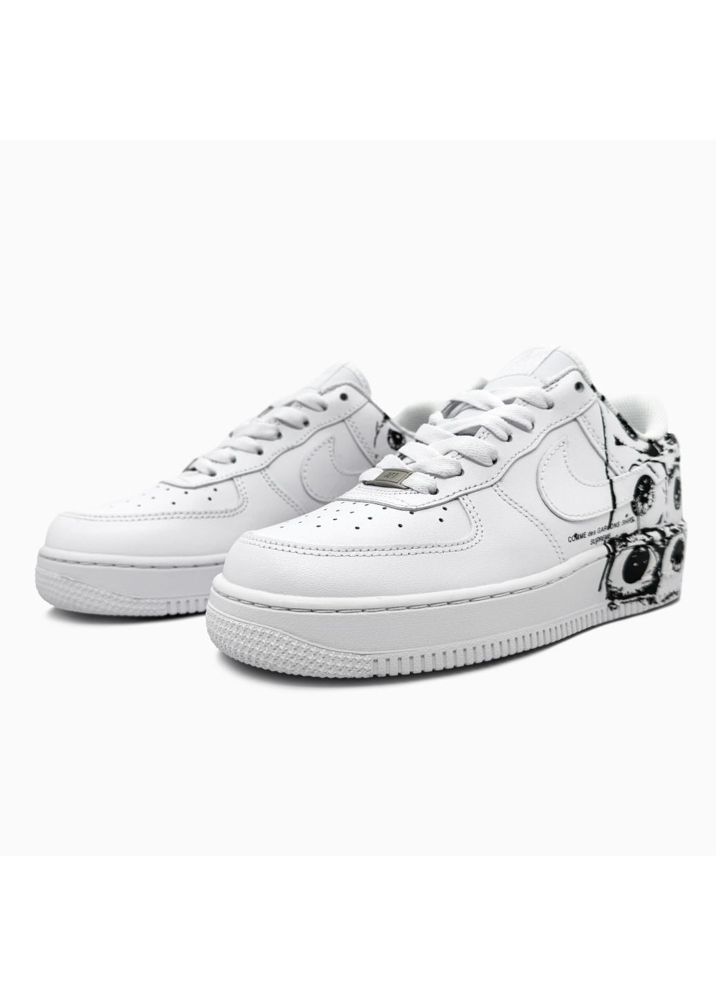 КРОСІВКИ ЖІНОЧІ NIKE AIR FORCE 1 LOW Х COMME DES GARÇONS SUPREME НАЙК АІР ФОРС 1 ПРЕМІУМ No Brand комбіновані демісезони (368858361)