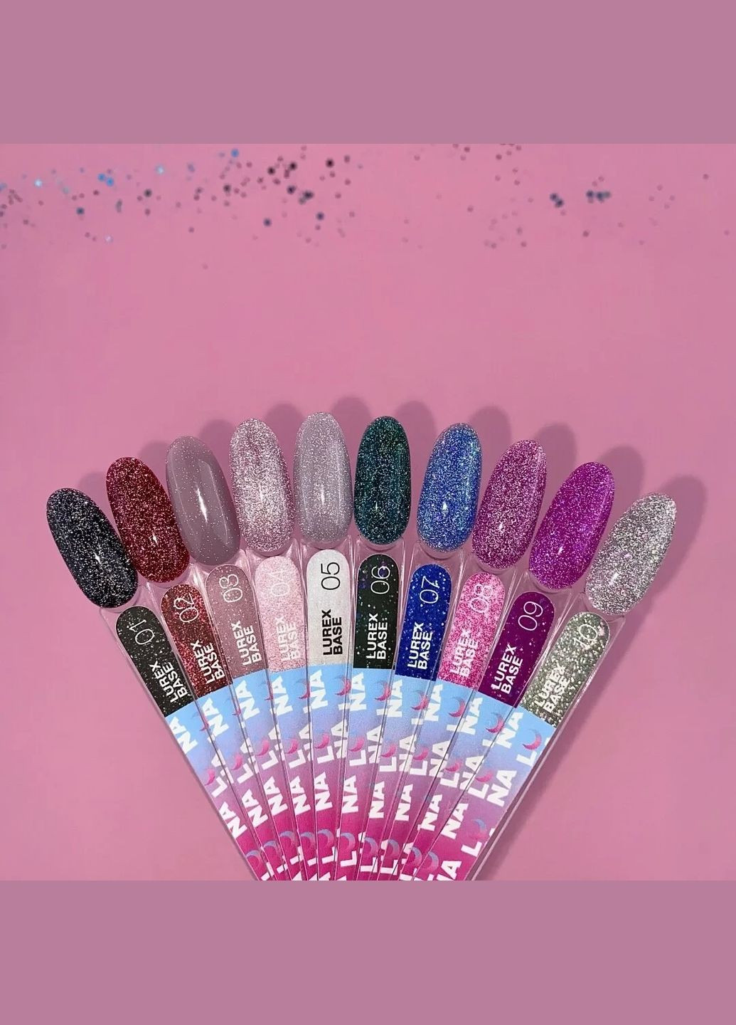 Камуфлирующая светоотражающая база Moon Lurex Base №14, 13 мл Luna (308070655)