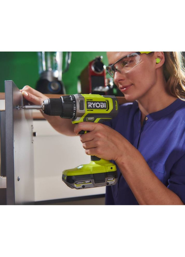 Дриль-шуруповерт ONE+ RDD18-1C20S 18В 1х2Ач (5133005519) Ryobi (370608230)