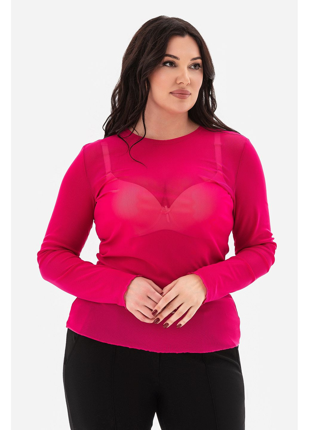 Розовый лонгслив HEART Garne (368765030)