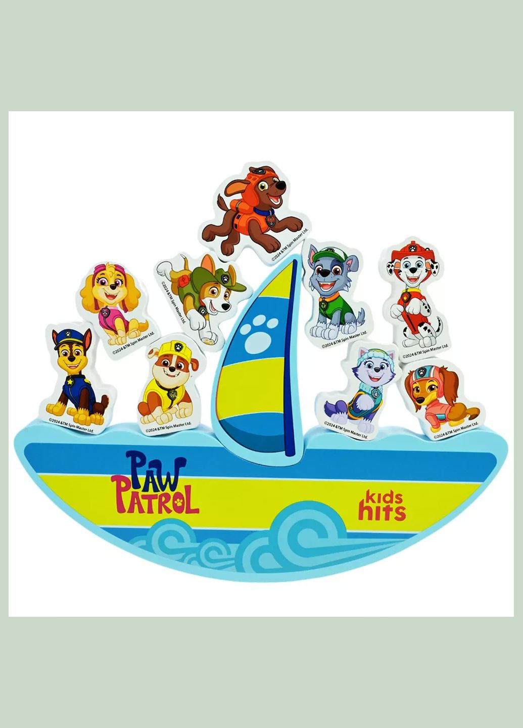 Іграшка навчальна Paw Patrol Човен дерев'яний Тримай хвилю (KH20/048) Kids Hits (333253274)