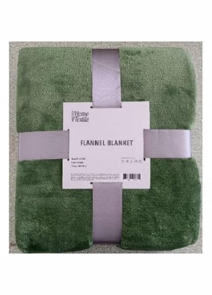 Плед Flannel, 160х200 см (ART0209SB) Ardesto flannel зелений, 160х200 см (268145897)