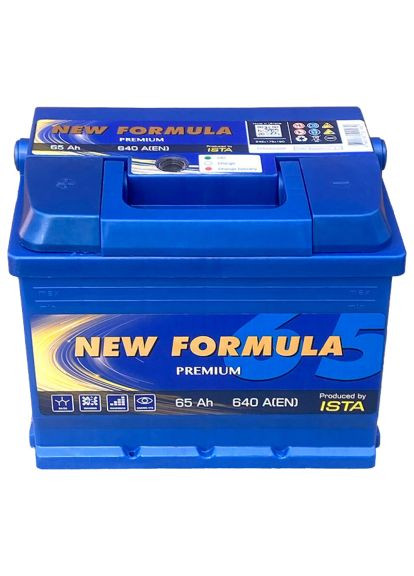 Акумулятор автомобільний PREMIUM 65Ah (+/-) (640EN) (5652302250) New Formula PREMIUM 65Ah (+/-) (640EN) (370016327)