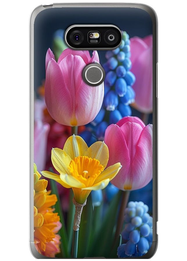 Силиконовый чехол 'Весенние цветы' для Endorphone lg g5 h860 (285787180)