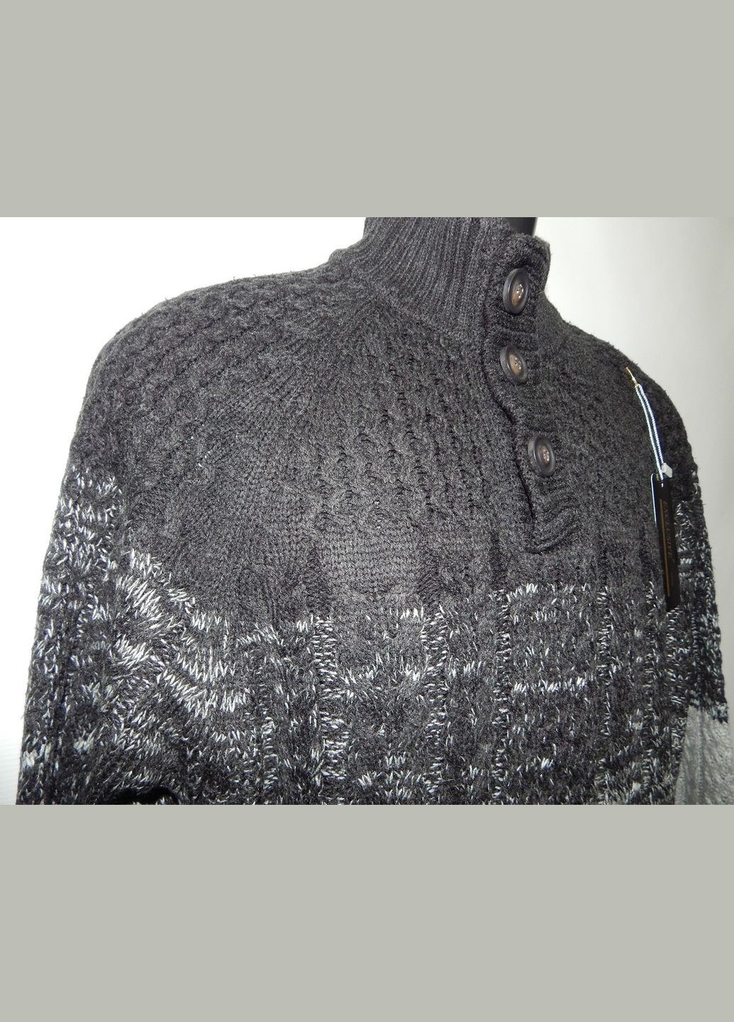 Серый зимний свитер мужской lcw casual р.48 079sm (только в указанном размере, только 1 шт) No Brand