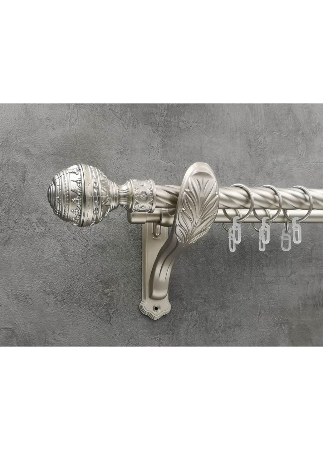 Карниз Арабеска кручена штанга подвійний ретро 25/19 мм 240 см Сатин Quadrum (352781653)