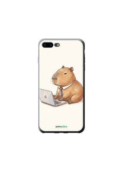 Чохол на iPhone 8 Plus Funny Capybara CEO Working "6777t-1032-2448" Endorphone (379907817)