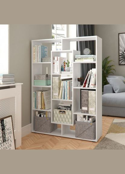 Стеллаж на 11 ячеек, разделитель комнаты, полка G0050 VAYS (372655725)