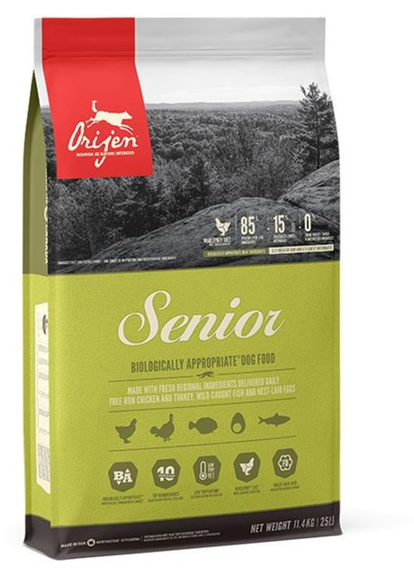 Сухой корм для пожилых собак всех пород Senior 11.4 кг (o18612) Orijen (364786461)