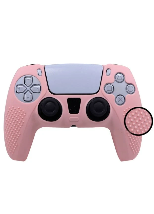 Силиконовый чехол для джойстика PS5 Dualsense розовый IVYUEEN (298183943)