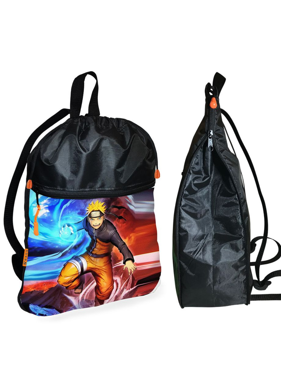 Шкільний рюкзак дитячий Аніме Наруто + Сумка для взуття спортивної форми рюкзак-мішок для хлопчика (2099) No Brand (331484926)