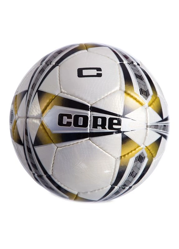 М'яч футбольний 5 Star CR-006 Біло-золотий, (57568014) Core (327219377)